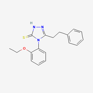 4-(2-ethoxyphenyl)-5-(2-phenylethyl)-4H-1,2,4-triazole-3-thiol