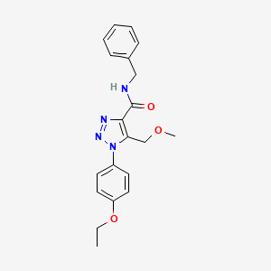 N-benzyl-1-(4-ethoxyphenyl)-5-(methoxymethyl)-1H-1,2,3-triazole-4-carboxamide