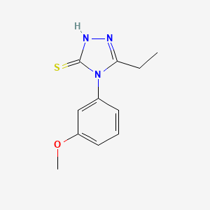 5-ethyl-4-(3-methoxyphenyl)-4H-1,2,4-triazole-3-thiol