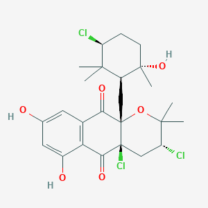 molecular formula C25H31Cl3O6 B048081 萘吡霉素 B4 CAS No. 111216-63-8