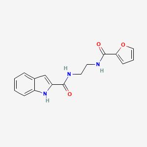 N-[2-(2-furoylamino)ethyl]-1H-indole-2-carboxamide