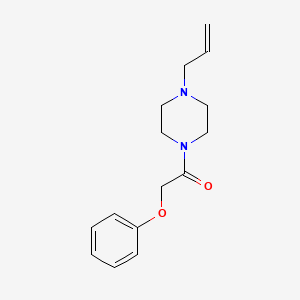 molecular formula C15H20N2O2 B4808157 1-(4-ALLYLPIPERAZINO)-2-PHENOXY-1-ETHANONE 