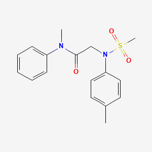 N~1~-methyl-N~2~-(4-methylphenyl)-N~2~-(methylsulfonyl)-N~1~-phenylglycinamide