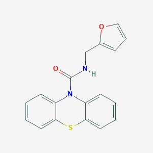 molecular formula C18H14N2O2S B480856 N-(furan-2-ylmethyl)phenothiazine-10-carboxamide CAS No. 432502-91-5