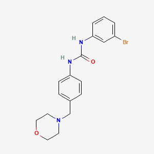 N-(3-bromophenyl)-N'-[4-(4-morpholinylmethyl)phenyl]urea