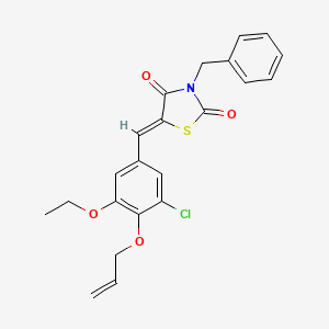 5-[4-(allyloxy)-3-chloro-5-ethoxybenzylidene]-3-benzyl-1,3-thiazolidine-2,4-dione