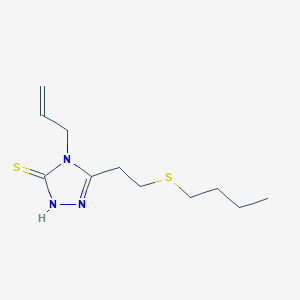 4-allyl-5-[2-(butylthio)ethyl]-4H-1,2,4-triazole-3-thiol