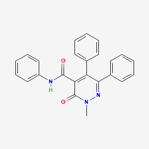 2-methyl-3-oxo-N,5,6-triphenyl-2,3-dihydro-4-pyridazinecarboxamide