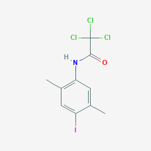 2,2,2-trichloro-N-(4-iodo-2,5-dimethylphenyl)acetamide