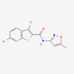 6-bromo-3-chloro-N-(5-methyl-3-isoxazolyl)-1-benzothiophene-2-carboxamide