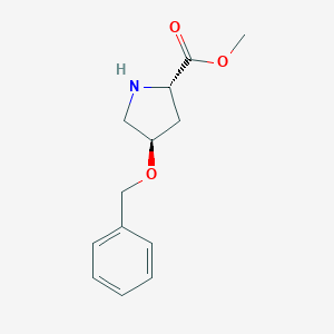 molecular formula C13H17NO3 B048090 反式甲基O-苄基-L-4-羟脯氨酸 CAS No. 113490-76-9
