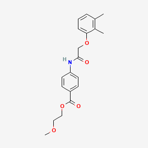 2-methoxyethyl 4-{[(2,3-dimethylphenoxy)acetyl]amino}benzoate