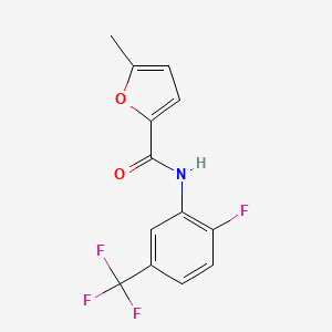 N-[2-fluoro-5-(trifluoromethyl)phenyl]-5-methyl-2-furamide