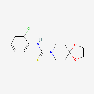 N-(2-chlorophenyl)-1,4-dioxa-8-azaspiro[4.5]decane-8-carbothioamide