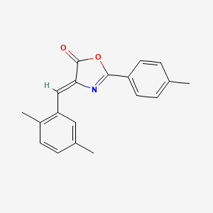 4-(2,5-dimethylbenzylidene)-2-(4-methylphenyl)-1,3-oxazol-5(4H)-one