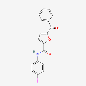 5-benzoyl-N-(4-iodophenyl)-2-furamide