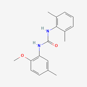 molecular formula C17H20N2O2 B4809237 N-(2,6-dimethylphenyl)-N'-(2-methoxy-5-methylphenyl)urea 