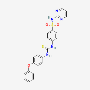 4-({[(4-phenoxyphenyl)amino]carbonothioyl}amino)-N-2-pyrimidinylbenzenesulfonamide