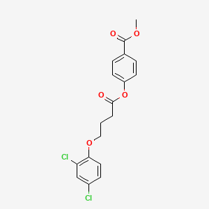 methyl 4-{[4-(2,4-dichlorophenoxy)butanoyl]oxy}benzoate