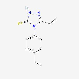 5-ethyl-4-(4-ethylphenyl)-4H-1,2,4-triazole-3-thiol