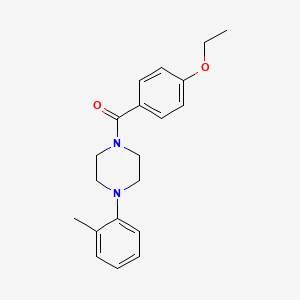 1-(4-ethoxybenzoyl)-4-(2-methylphenyl)piperazine