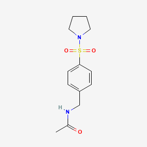 N-[4-(1-pyrrolidinylsulfonyl)benzyl]acetamide