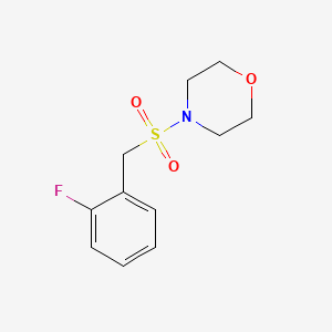 4-[(2-fluorobenzyl)sulfonyl]morpholine