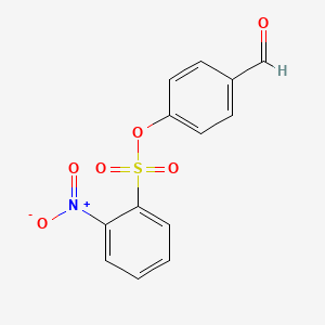 4-formylphenyl 2-nitrobenzenesulfonate