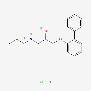 1-(2-biphenylyloxy)-3-(sec-butylamino)-2-propanol hydrochloride