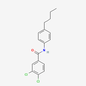 molecular formula C17H17Cl2NO B4809970 N-(4-butylphenyl)-3,4-dichlorobenzamide 