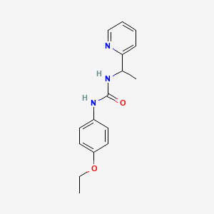 N-(4-ethoxyphenyl)-N'-[1-(2-pyridinyl)ethyl]urea