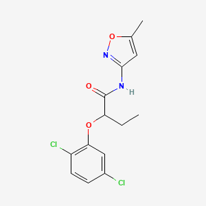 2-(2,5-dichlorophenoxy)-N-(5-methyl-3-isoxazolyl)butanamide