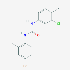 N-(4-bromo-2-methylphenyl)-N'-(3-chloro-4-methylphenyl)urea