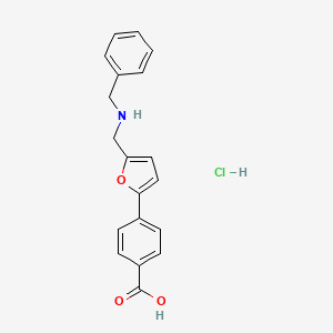 4-{5-[(benzylamino)methyl]-2-furyl}benzoic acid hydrochloride