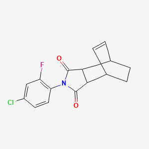 2-(4-chloro-2-fluorophenyl)-3a,4,7,7a-tetrahydro-1H-4,7-ethanoisoindole-1,3(2H)-dione