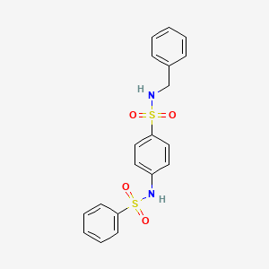 N-benzyl-4-[(phenylsulfonyl)amino]benzenesulfonamide