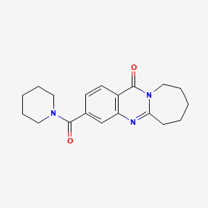 3-(piperidin-1-ylcarbonyl)-7,8,9,10-tetrahydroazepino[2,1-b]quinazolin-12(6H)-one