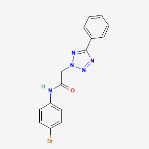 N-(4-bromophenyl)-2-(5-phenyl-2H-tetrazol-2-yl)acetamide