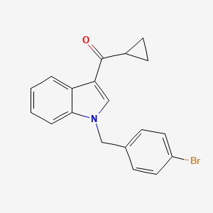 [1-(4-bromobenzyl)-1H-indol-3-yl](cyclopropyl)methanone