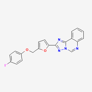 2-{5-[(4-iodophenoxy)methyl]-2-furyl}[1,2,4]triazolo[1,5-c]quinazoline