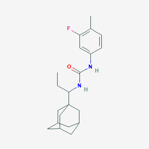 N-[1-(1-adamantyl)propyl]-N'-(3-fluoro-4-methylphenyl)urea