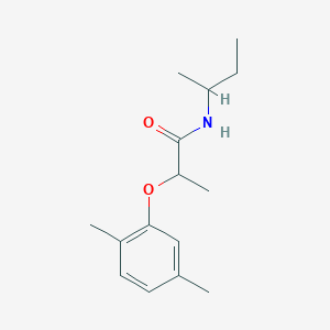 molecular formula C15H23NO2 B4810624 N-(sec-butyl)-2-(2,5-dimethylphenoxy)propanamide 