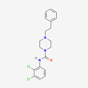 N-(2,3-dichlorophenyl)-4-(2-phenylethyl)-1-piperazinecarboxamide