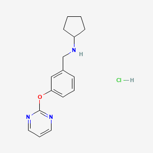 N-[3-(2-pyrimidinyloxy)benzyl]cyclopentanamine hydrochloride