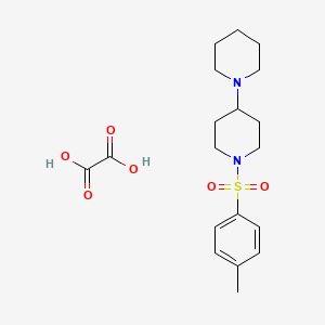 molecular formula C19H28N2O6S B4810743 1-(4-Methylphenyl)sulfonyl-4-piperidin-1-ylpiperidine;oxalic acid 