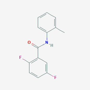 molecular formula C14H11F2NO B4810806 2,5-difluoro-N-(2-methylphenyl)benzamide 