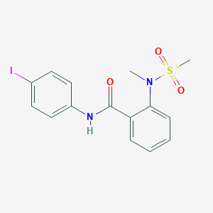 N-(4-iodophenyl)-2-[methyl(methylsulfonyl)amino]benzamide