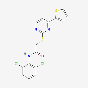 N~1~-(2,6-DICHLOROPHENYL)-2-{[4-(2-THIENYL)-2-PYRIMIDINYL]SULFANYL}ACETAMIDE