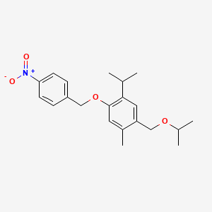 1-(isopropoxymethyl)-5-isopropyl-2-methyl-4-[(4-nitrobenzyl)oxy]benzene