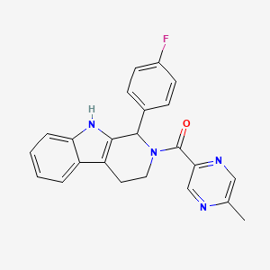 1-(4-fluorophenyl)-2-[(5-methyl-2-pyrazinyl)carbonyl]-2,3,4,9-tetrahydro-1H-beta-carboline